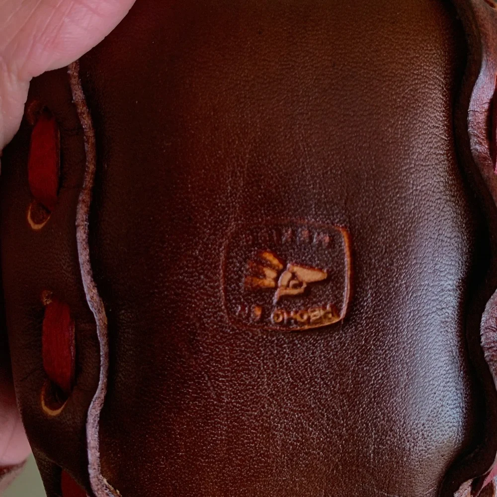 Brown leather bag - Picture 2 of 3